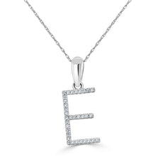 Load image into Gallery viewer, 14K Gold Diamond Large Initial A-Z Necklace 16-18"