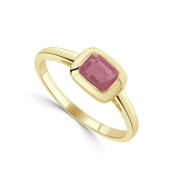 Load image into Gallery viewer, 14K Gold Birthstone Ring