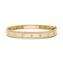 Load image into Gallery viewer, 14K Gold Diamond Bangle 1.68ct

