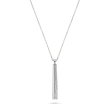 Load image into Gallery viewer, 14K Gold Diamond Bar Pendant
