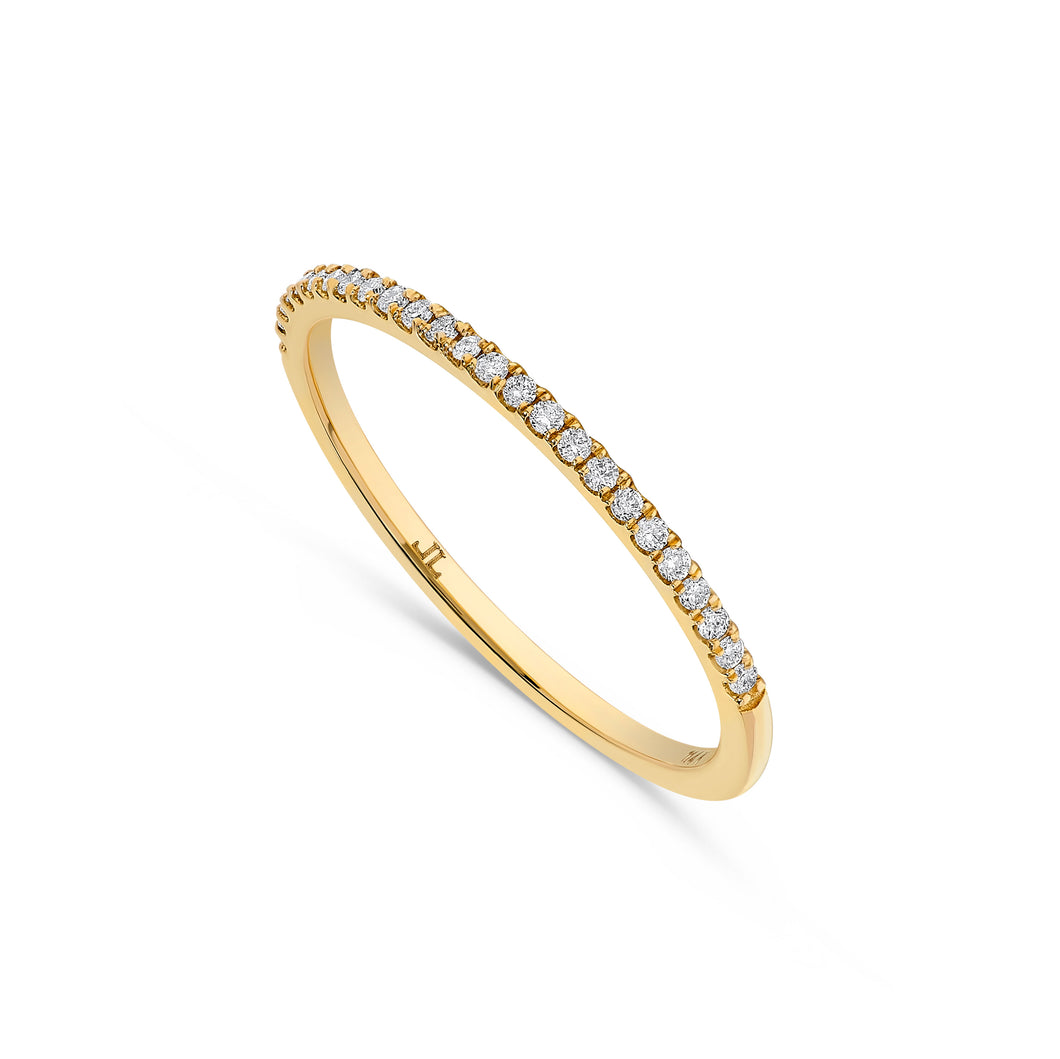 14K Gold Diamond Stackable Band to Match Style LK2R010