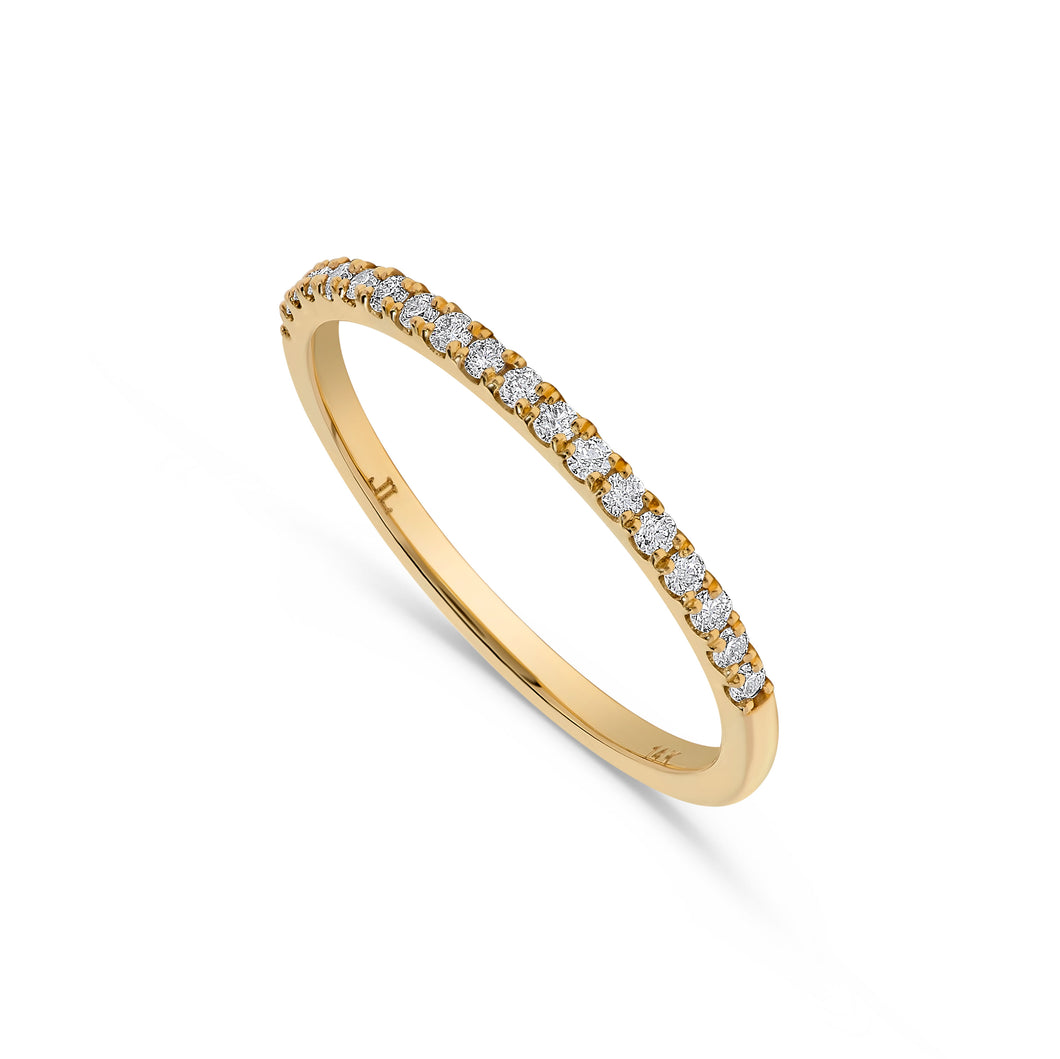 14K Gold Diamond Stackable Band to Match Style LK2R011