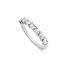 Load image into Gallery viewer, 14K Gold Baguette Diamond Band 0.75cts
