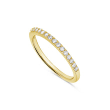 Load image into Gallery viewer, 14K Gold Diamond Petite Band -0.20ct
