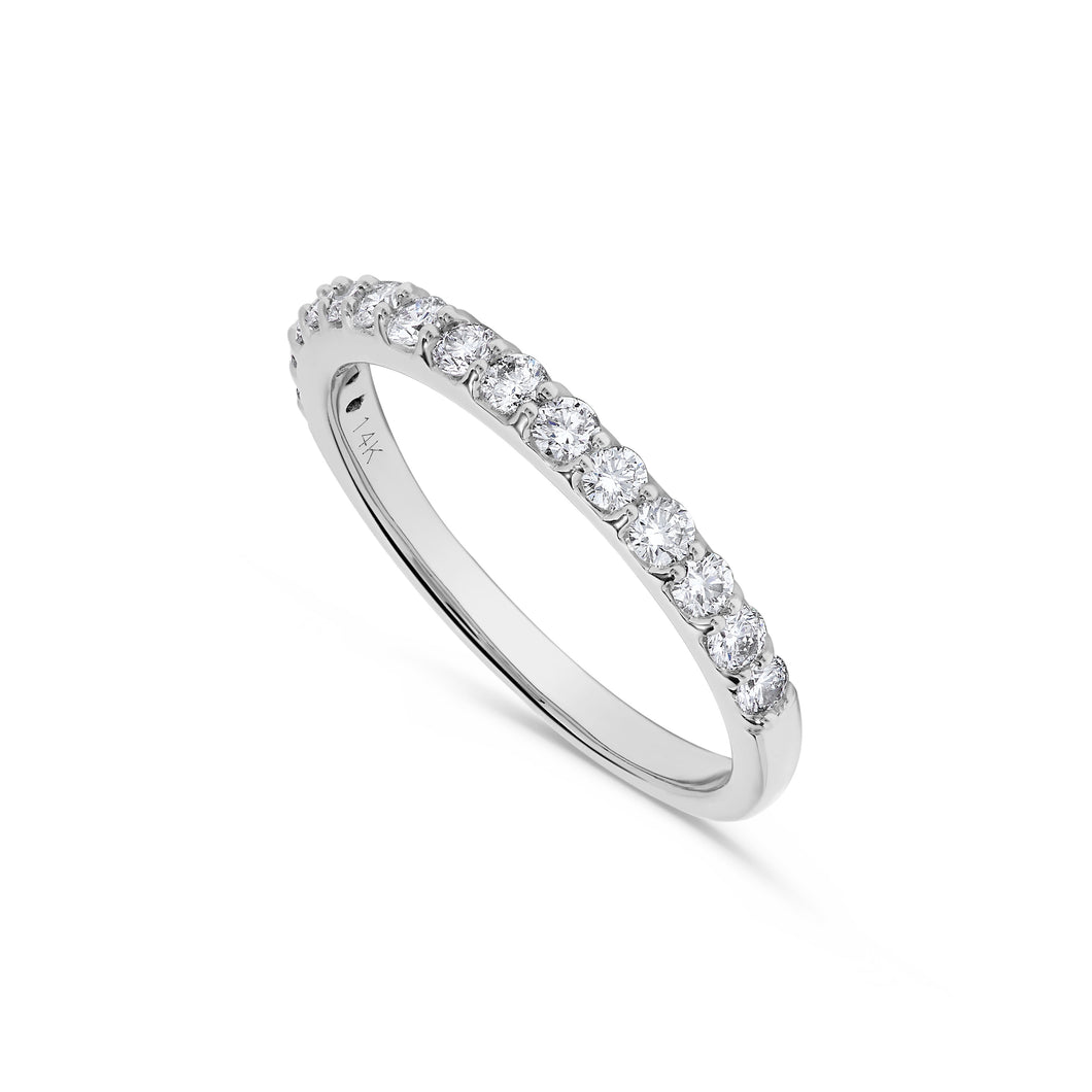 14K Yellow Gold Diamond Petite Band -0.50ct