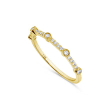 Load image into Gallery viewer, 14K Gold Diamond Band
