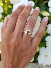 Load image into Gallery viewer, 18K Yellow Gold Fancy Color Yellow Sapphire &amp; Diamond  Ring
