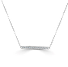 Load image into Gallery viewer, 14K Gold Diamond Bar Necklace
