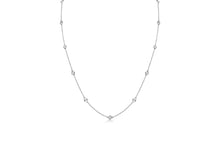 Load image into Gallery viewer, 14K Gold Diamond by the Yard Necklace 17&quot;
