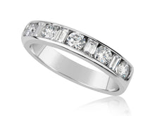 Load image into Gallery viewer, 14K White Gold Diamond Band
