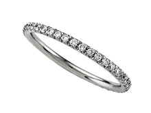 Load image into Gallery viewer, 14K White Gold Diamond Eternity Band
