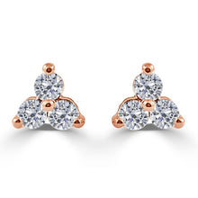 Load image into Gallery viewer, 14K Gold 1/4ct Diamond Stud Earrings
