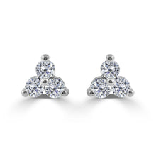 Load image into Gallery viewer, 14K Gold 1/4ct Diamond Stud Earrings
