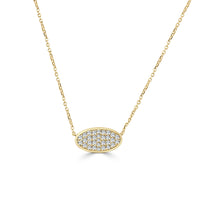 Load image into Gallery viewer, 14K Gold Diamond Necklace 18&quot;

