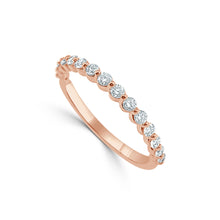 Load image into Gallery viewer, 14K Rose Gold Diamond 1/3 Ct. Band
