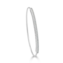 Load image into Gallery viewer, 14k Gold 0.60ct Diamond Flexible Stackable Bangle
