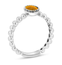 Load image into Gallery viewer, 14K Gold Round Birth Stone Bead Ring
