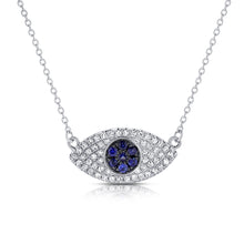 Load image into Gallery viewer, 14K Gold Diamond Evil Eye Necklace
