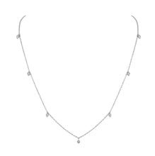 Load image into Gallery viewer, 14K Gold 0.35ct Diamond Station Necklace
