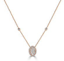 Load image into Gallery viewer, 14K Rose Gold Diamond Pendant
