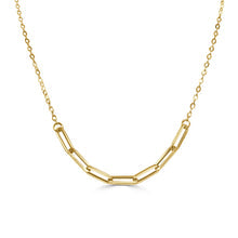 14K Yellow Gold Link Chain Necklace 18