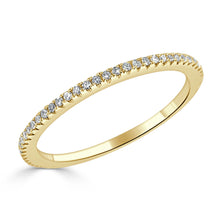 Load image into Gallery viewer, 14k Gold &amp; Diamond Eternity Band (All Sizes Available in Stock)
