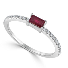 Load image into Gallery viewer, 14K Gold Ruby &amp; Diamond Ring
