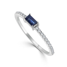 Load image into Gallery viewer, 14k Gold Sapphire &amp; Diamond Ring
