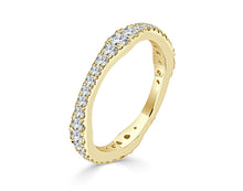 Load image into Gallery viewer, 14k Gold &amp; Diamond Eternity Band
