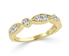 Load image into Gallery viewer, 14K Gold &amp; Diamond Stackable Band
