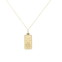 Load image into Gallery viewer, 14K Yellow Gold Zodiac Pendant
