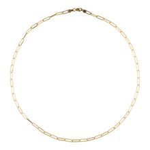 Load image into Gallery viewer, 14K Yellow Gold Small Link Necklace 18&quot;
