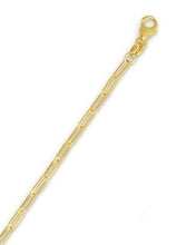 Load image into Gallery viewer, 14K Gold Paperclip Chain Link Necklace
