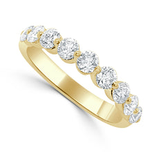 Load image into Gallery viewer, 14K Gold Diamond Band 0.75 carats
